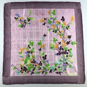 Vintage Christian Dior Silk Scarf – Authentic